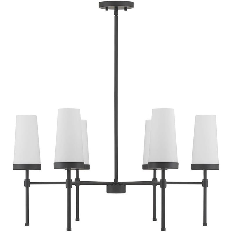 Dimensional drawing of the Haynes Chandelier with measurements.