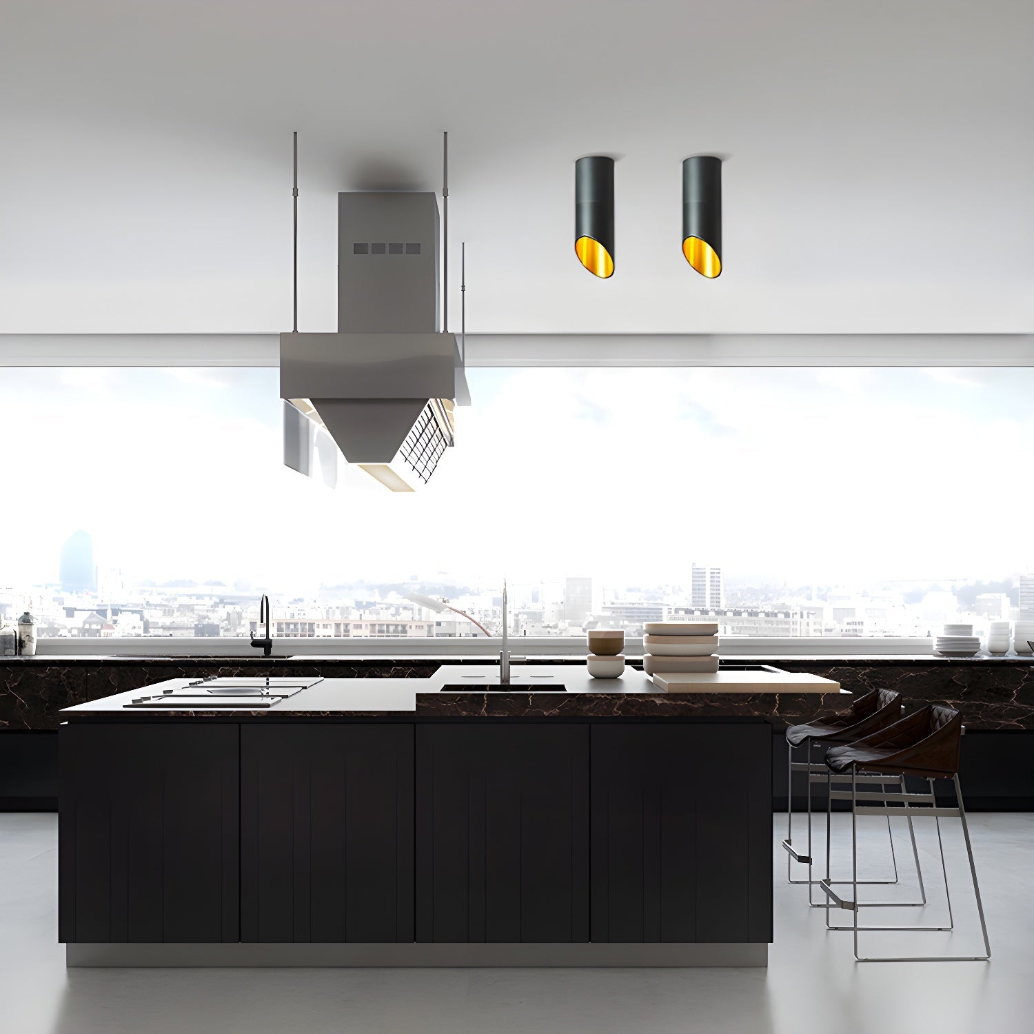 Zontes Modern Minimalist Tube Surface Downlight-Neutral Decor