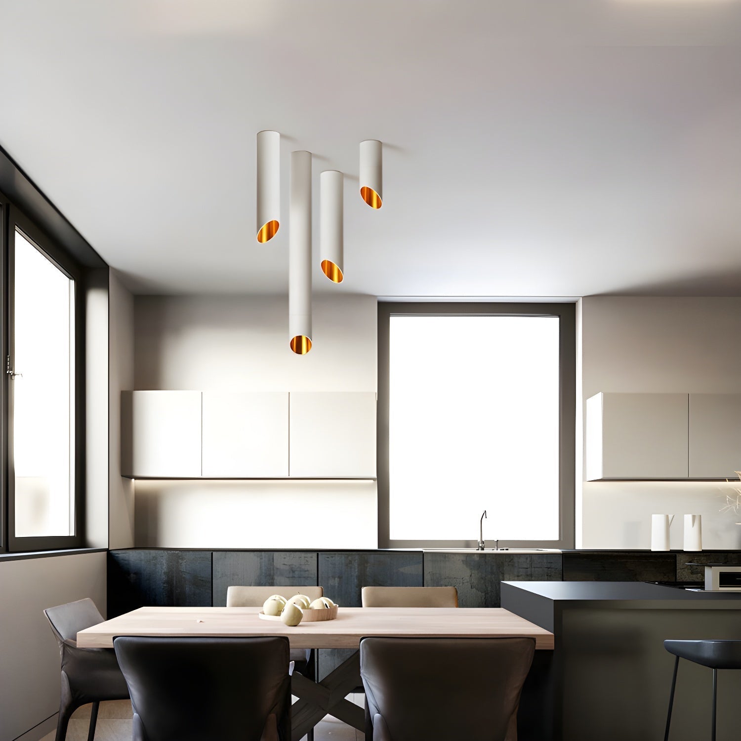 Zontes Modern Minimalist Tube Surface Downlight-Neutral Decor