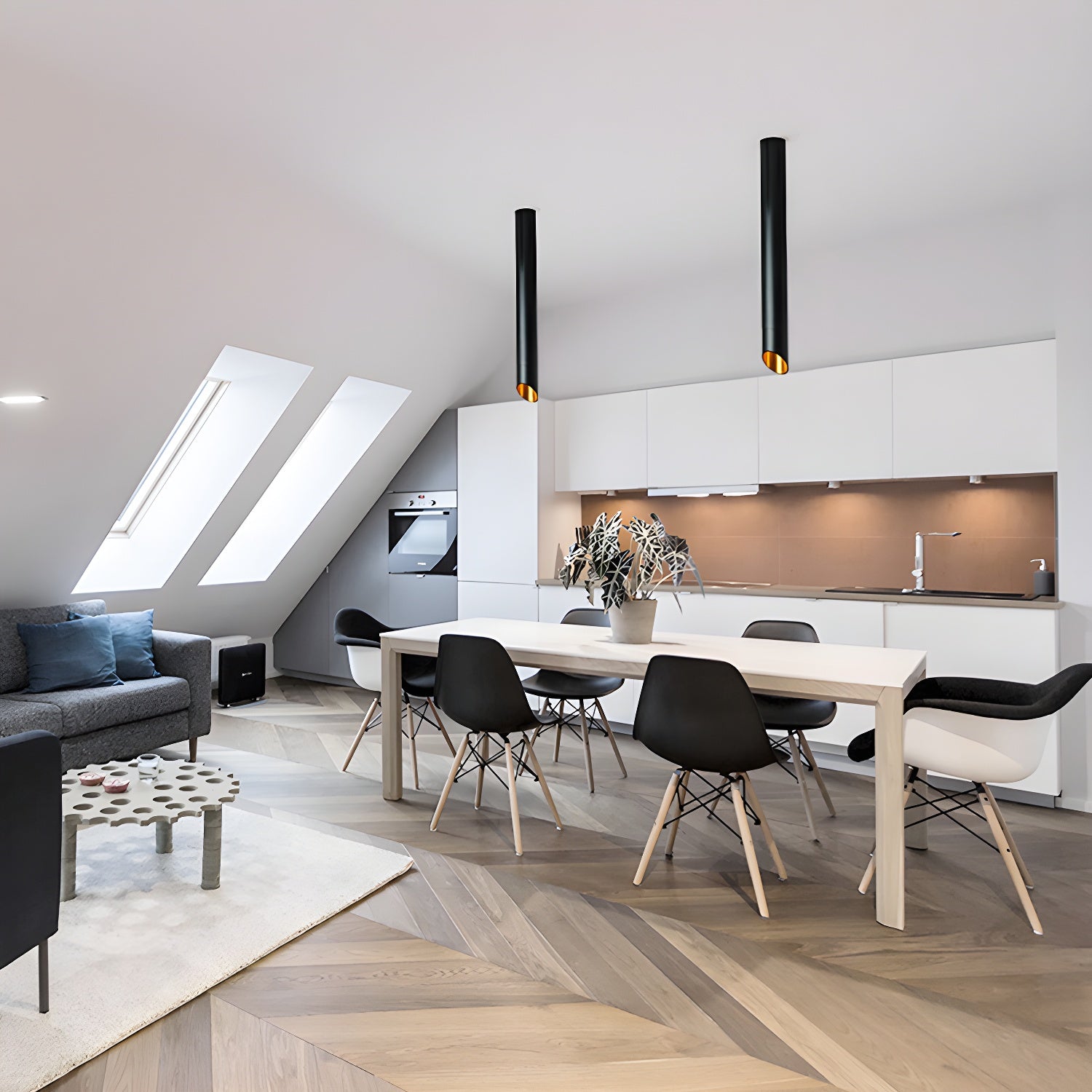 Zontes Modern Minimalist Tube Surface Downlight-Neutral Decor