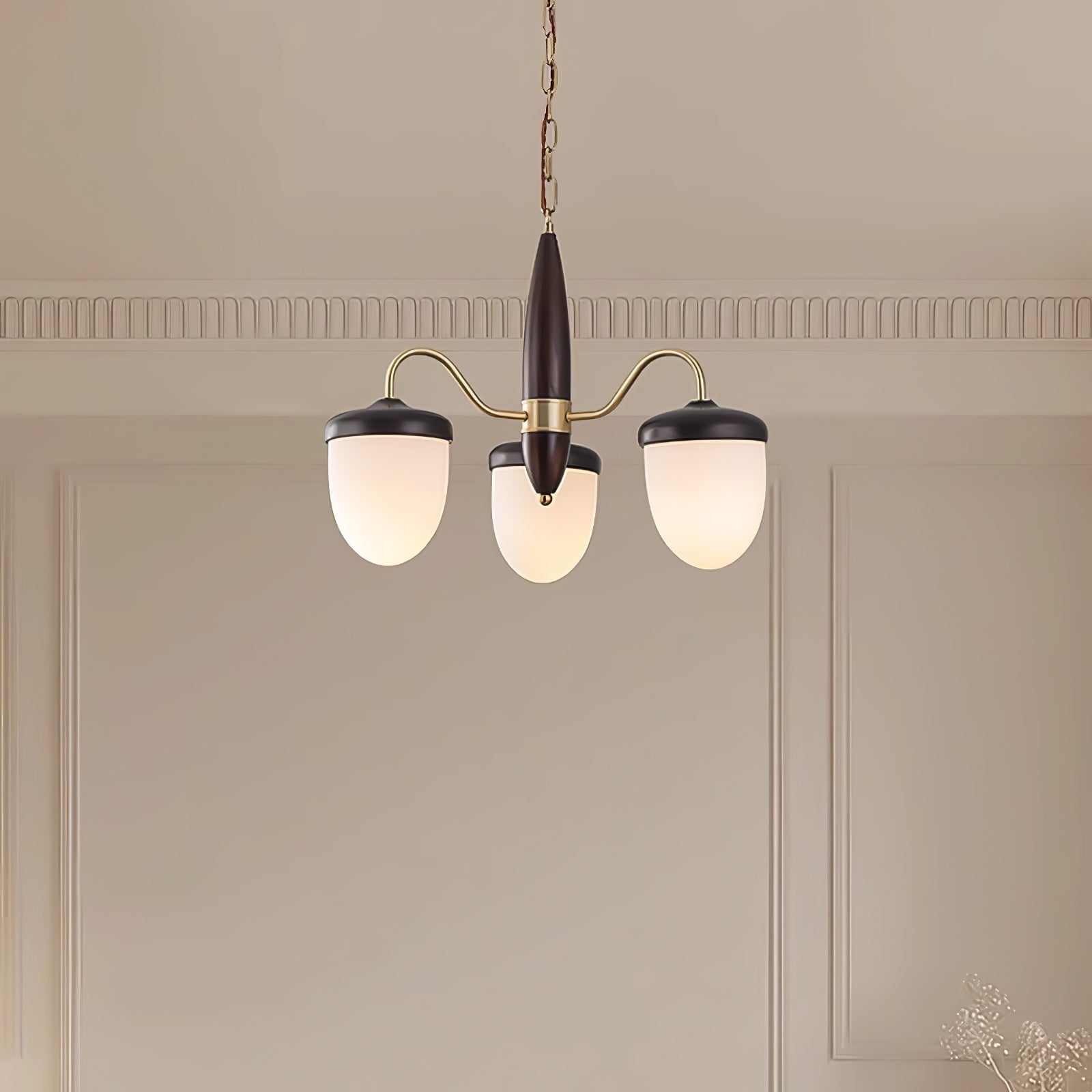 Aurora Chandelier Capsule Arm Rustic-Neutral Decor