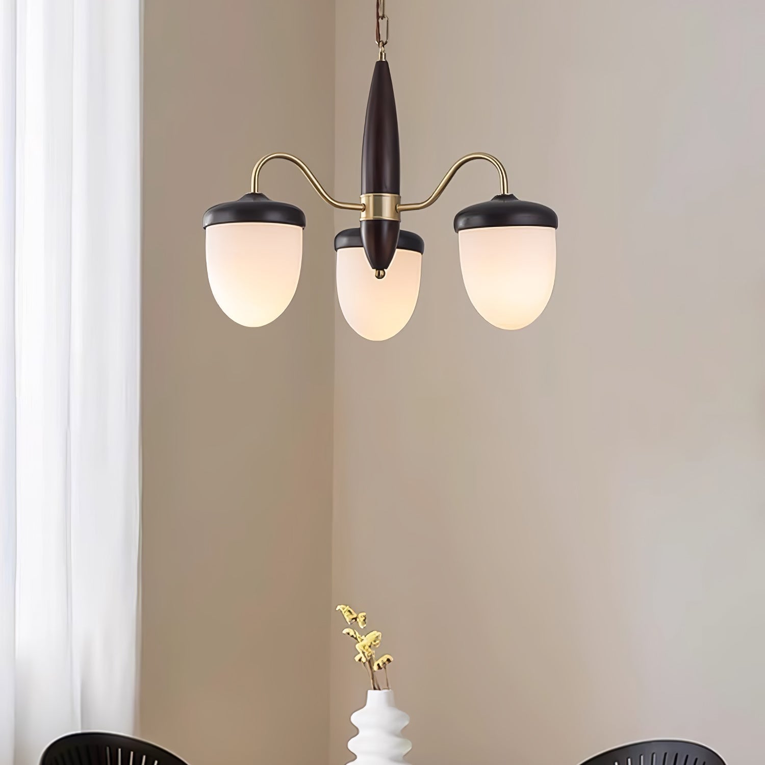 Aurora Chandelier Capsule Arm Rustic-Neutral Decor
