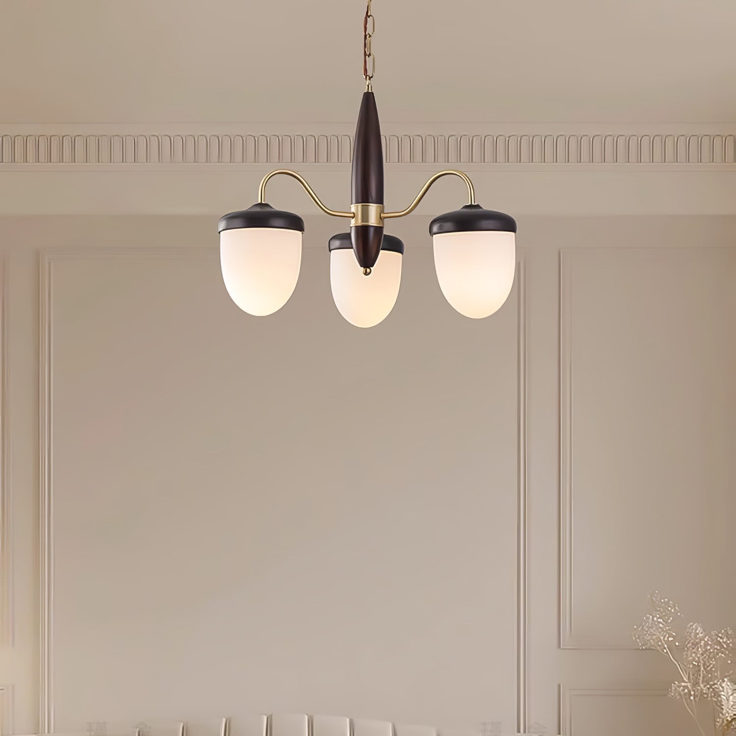 Aurora Chandelier Capsule Arm Rustic-Neutral Decor