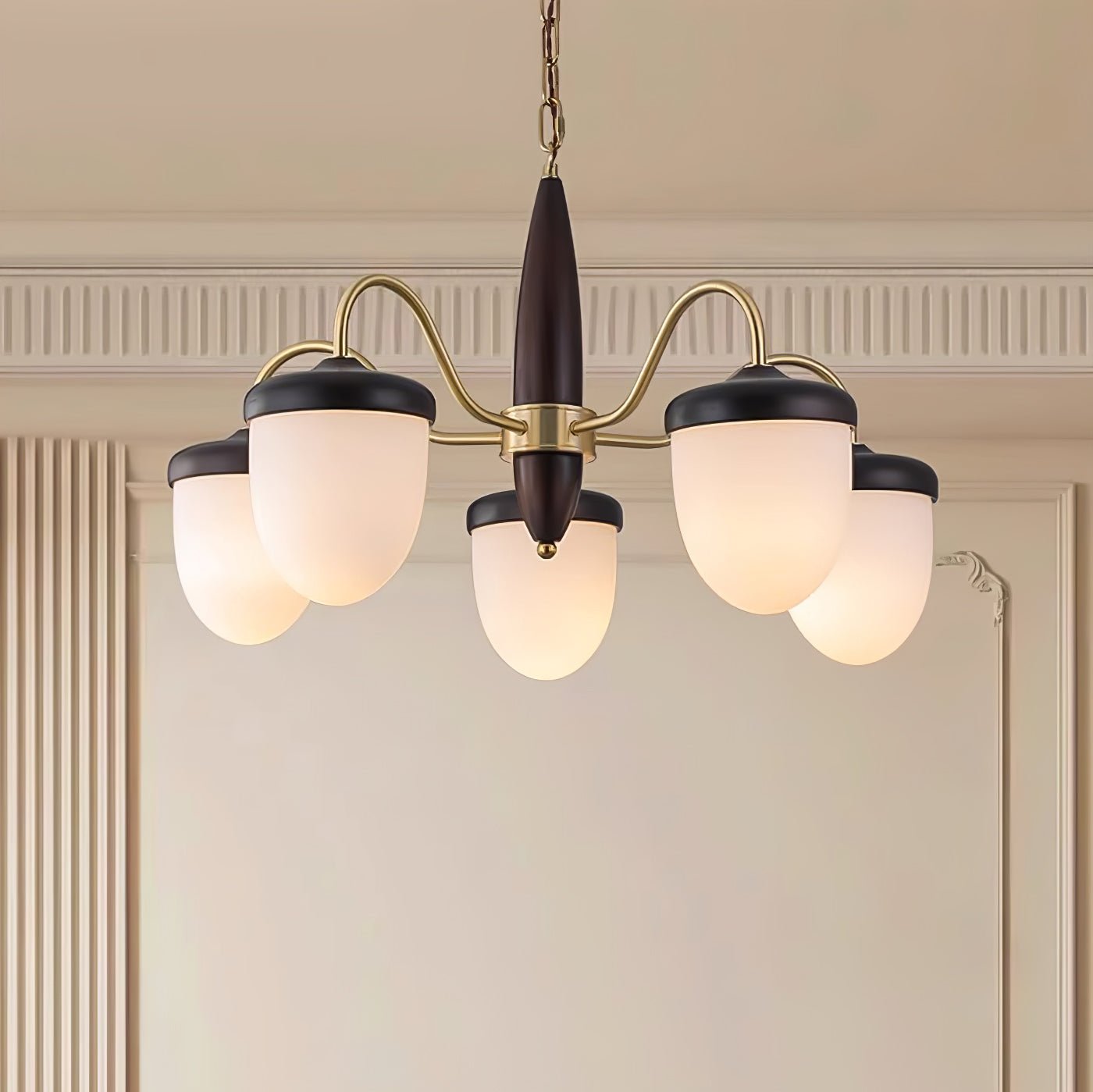 Aurora Chandelier Capsule Arm Rustic-Neutral Decor