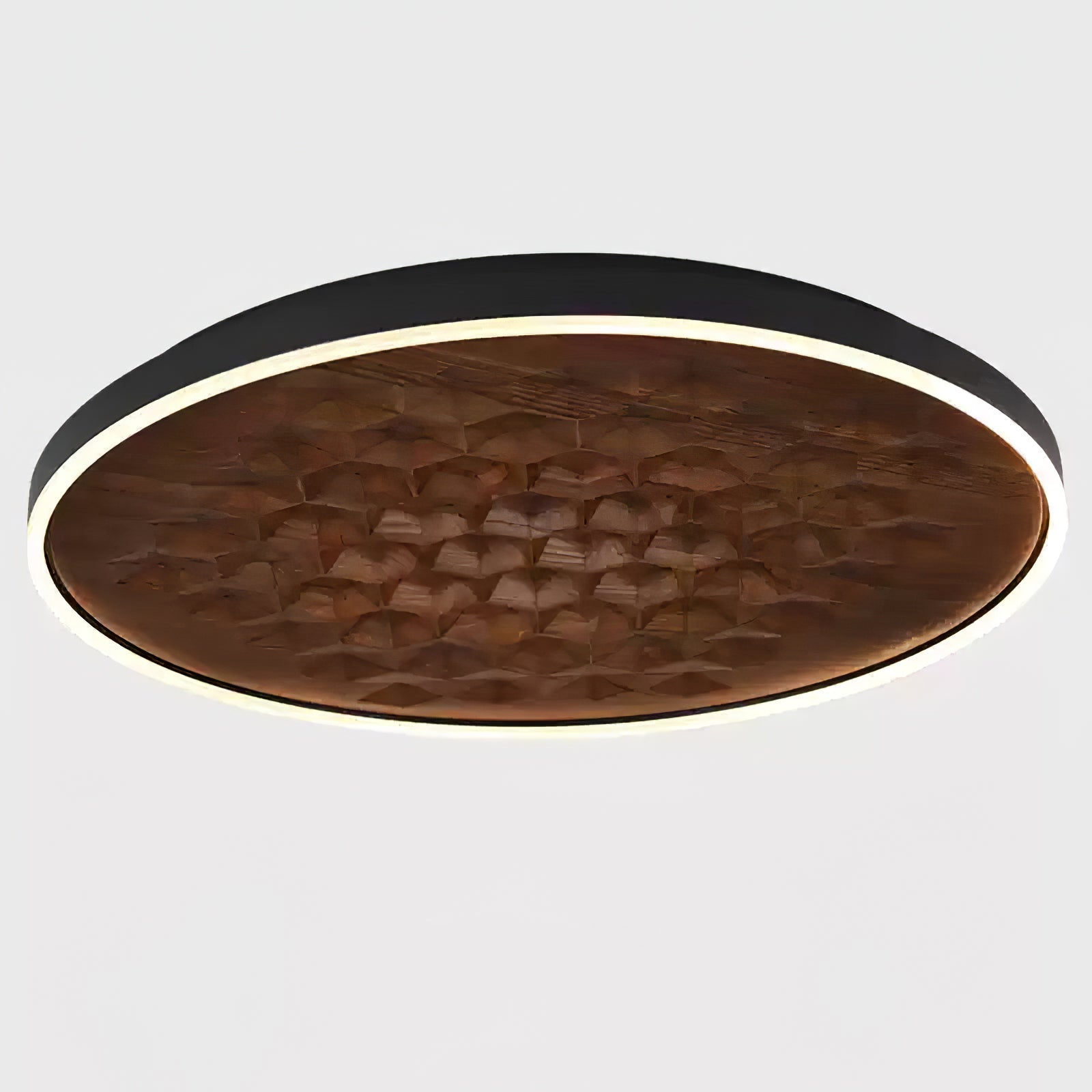 Cevynira Textured Bronze Flush Mount-Neutral Decor