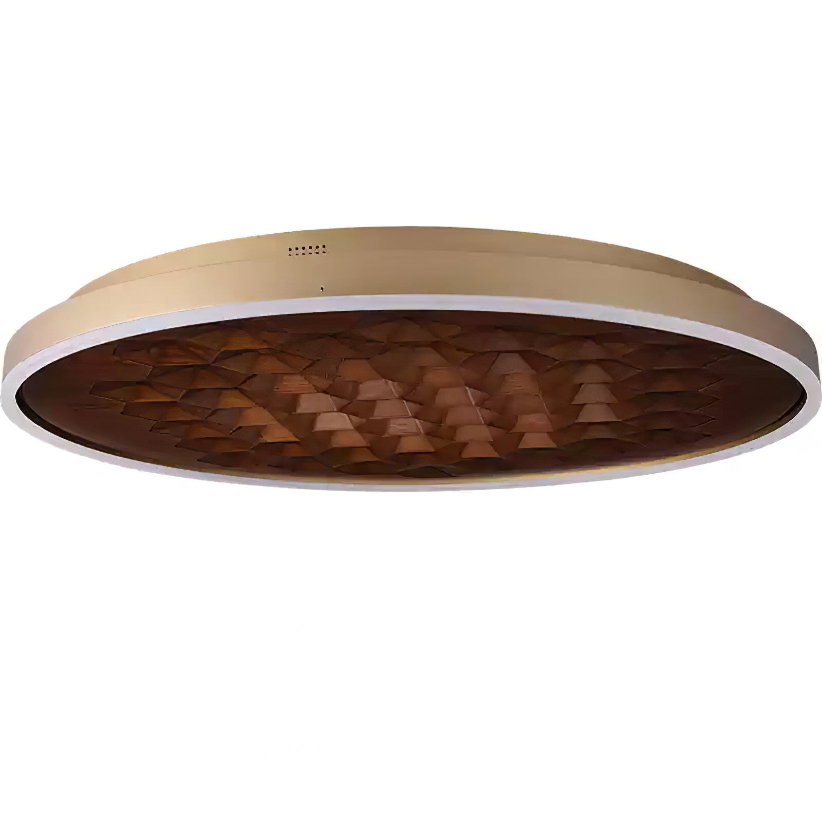 Cevynira Textured Bronze Flush Mount-Neutral Decor