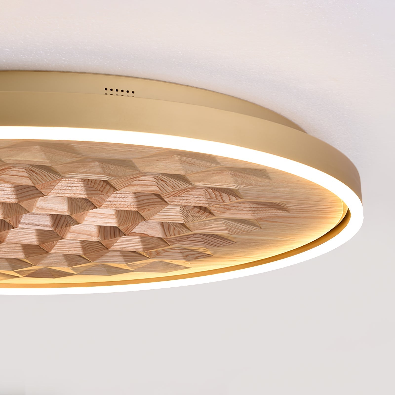 Cevynira Textured Bronze Flush Mount-Neutral Decor