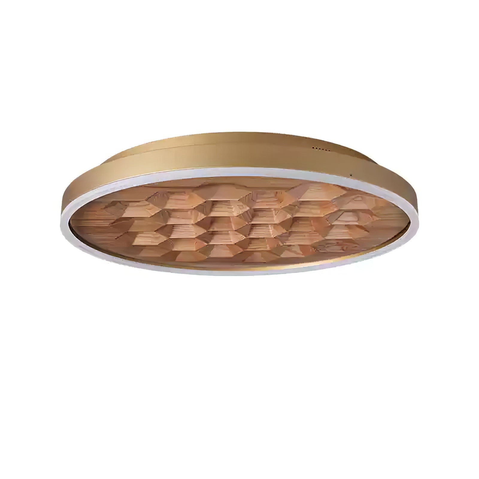 Cevynira Textured Bronze Flush Mount-Neutral Decor