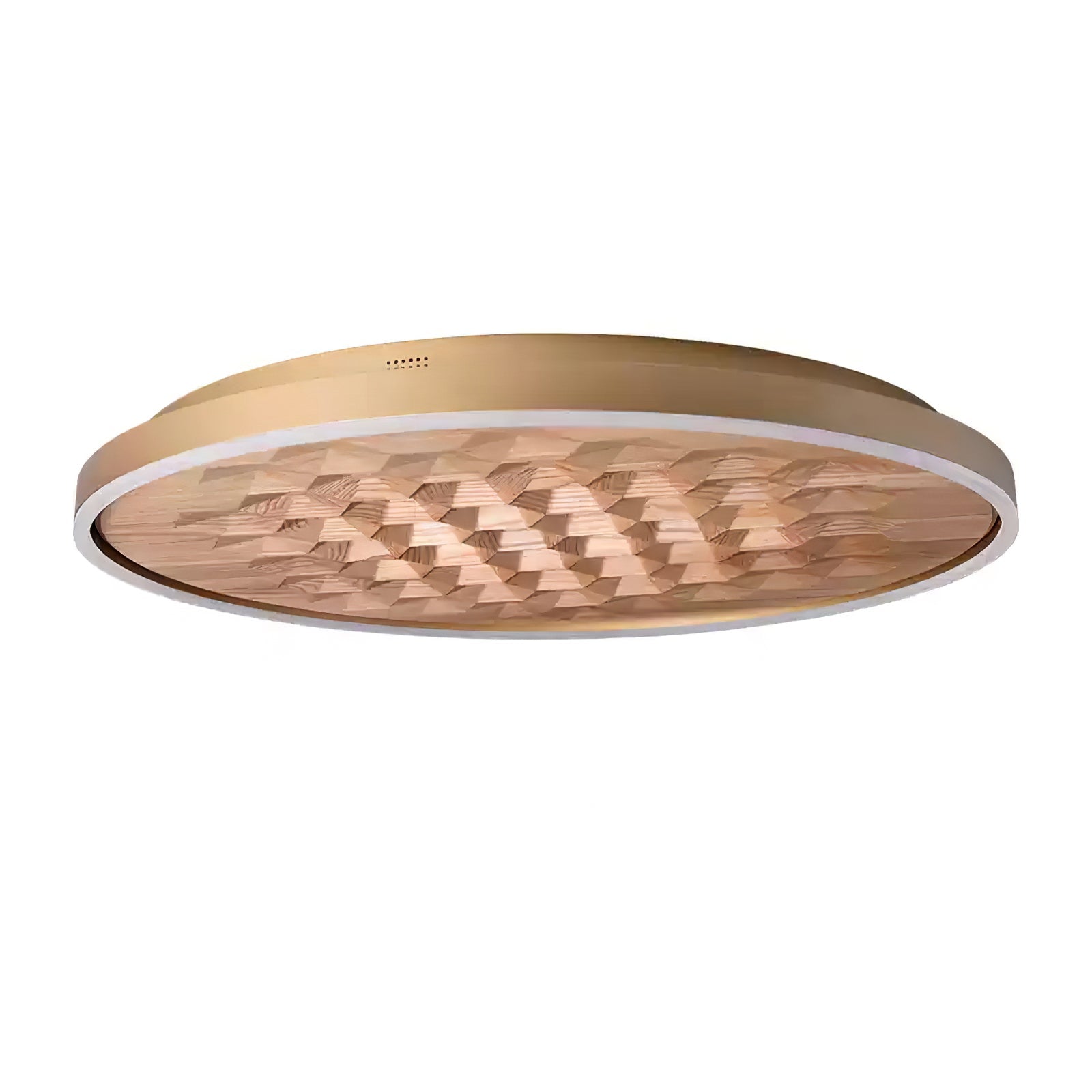 Cevynira Textured Bronze Flush Mount-Neutral Decor