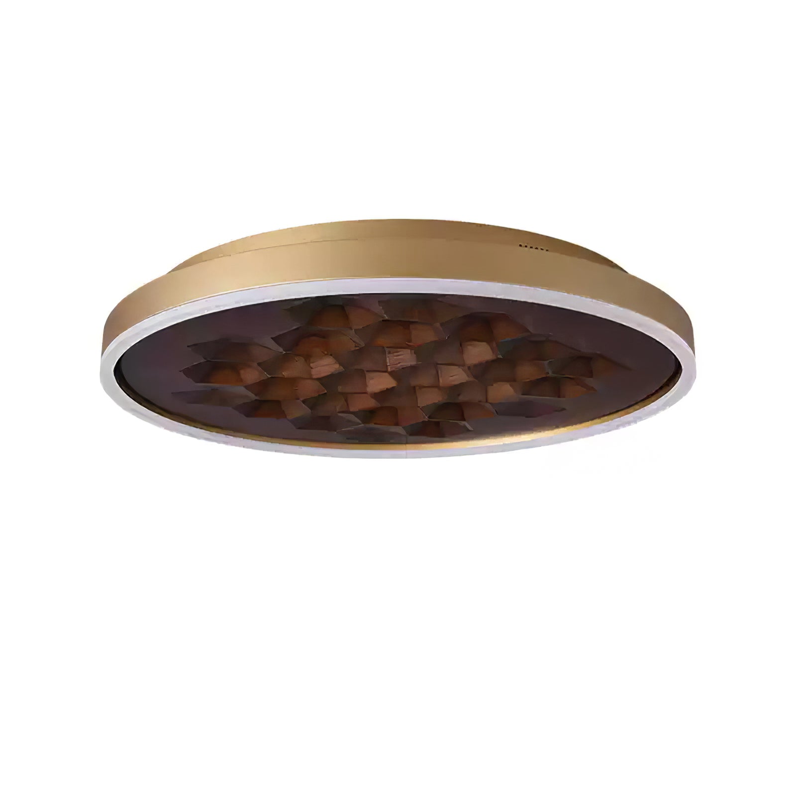 Cevynira Textured Bronze Flush Mount-Neutral Decor