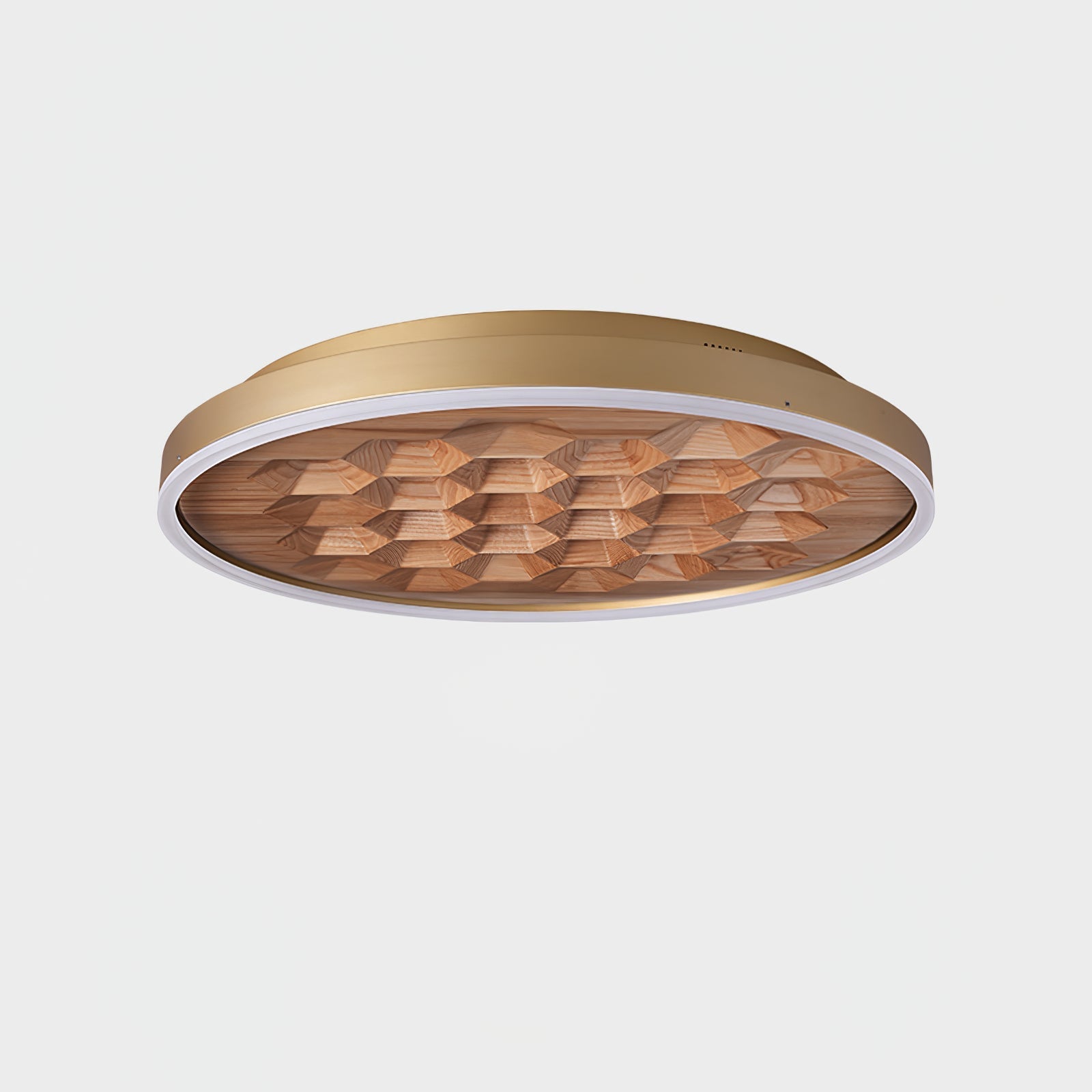 Cevynira Textured Bronze Flush Mount-Neutral Decor