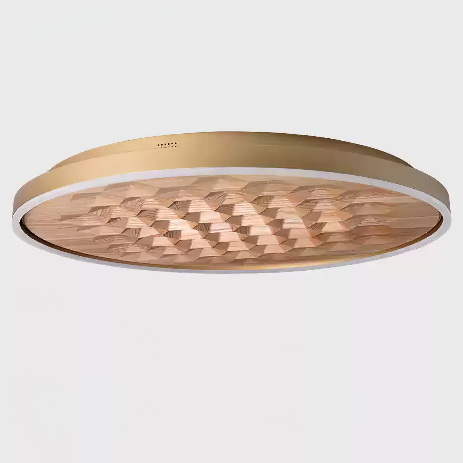 Cevynira Textured Bronze Flush Mount-Neutral Decor