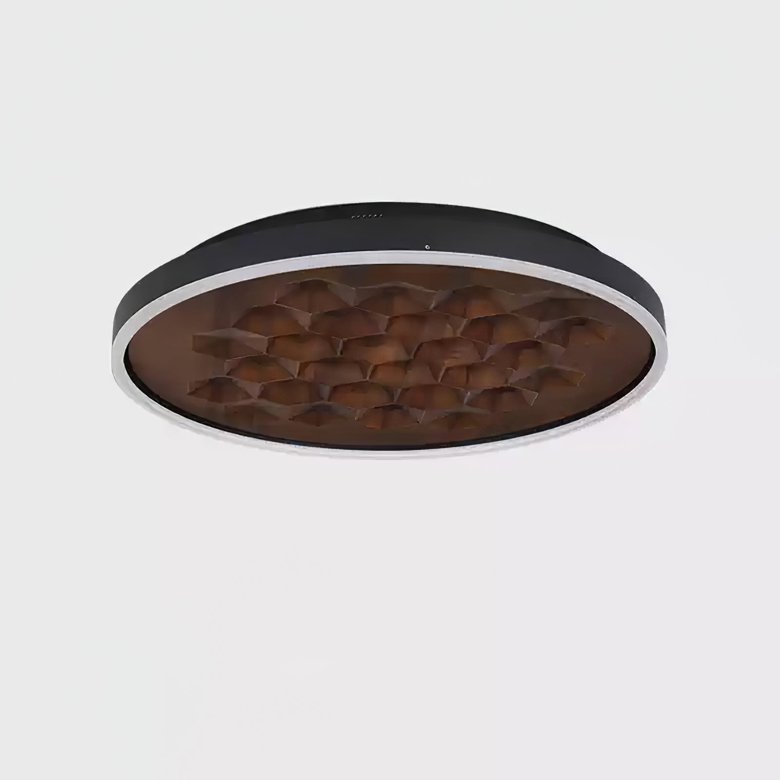 Cevynira Textured Bronze Flush Mount-Neutral Decor