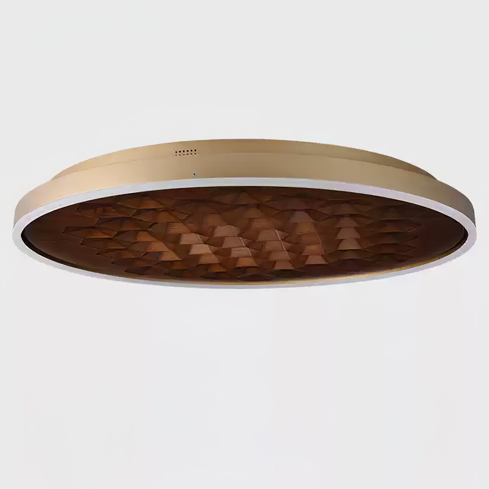 Cevynira Textured Bronze Flush Mount-Neutral Decor