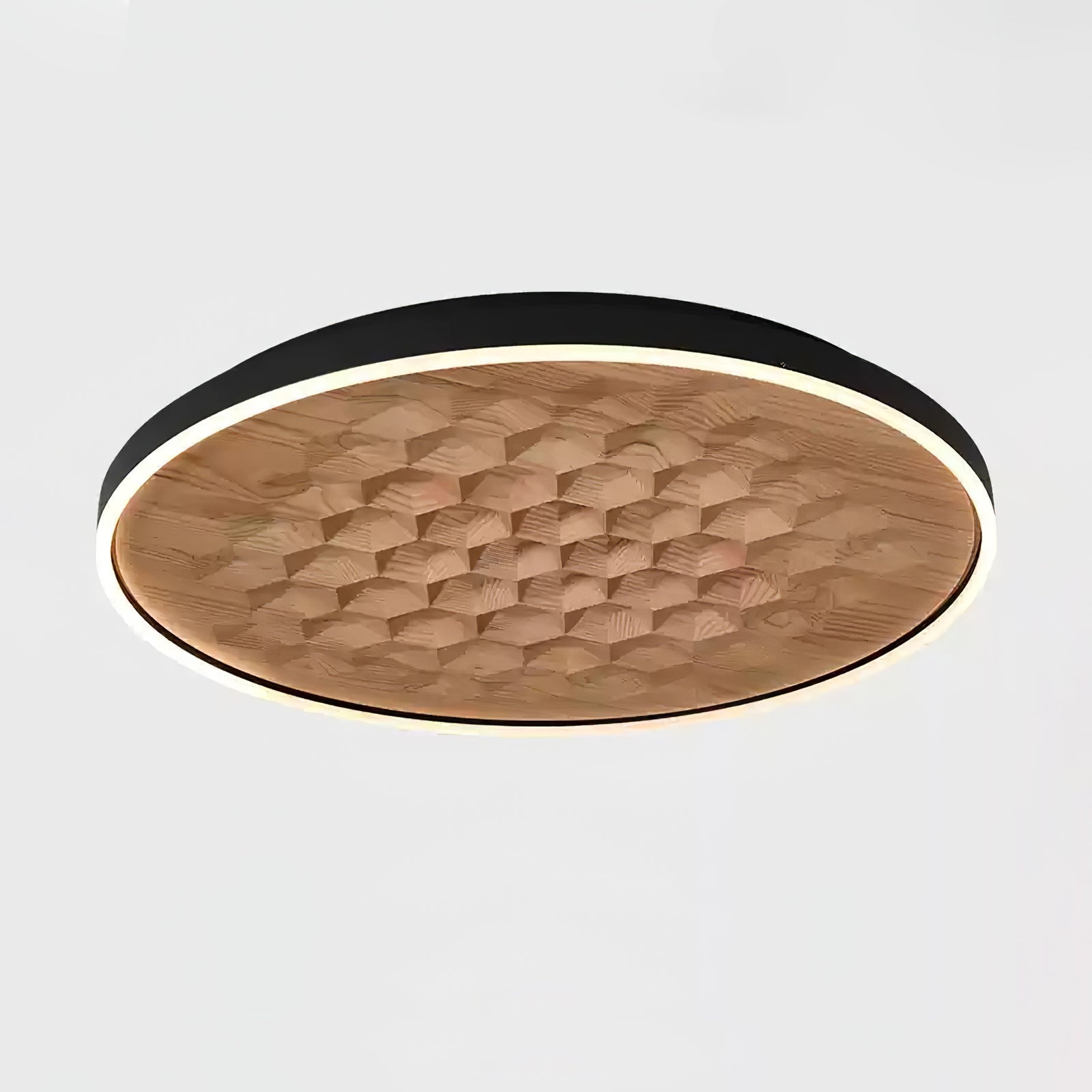 Cevynira Textured Bronze Flush Mount-Neutral Decor