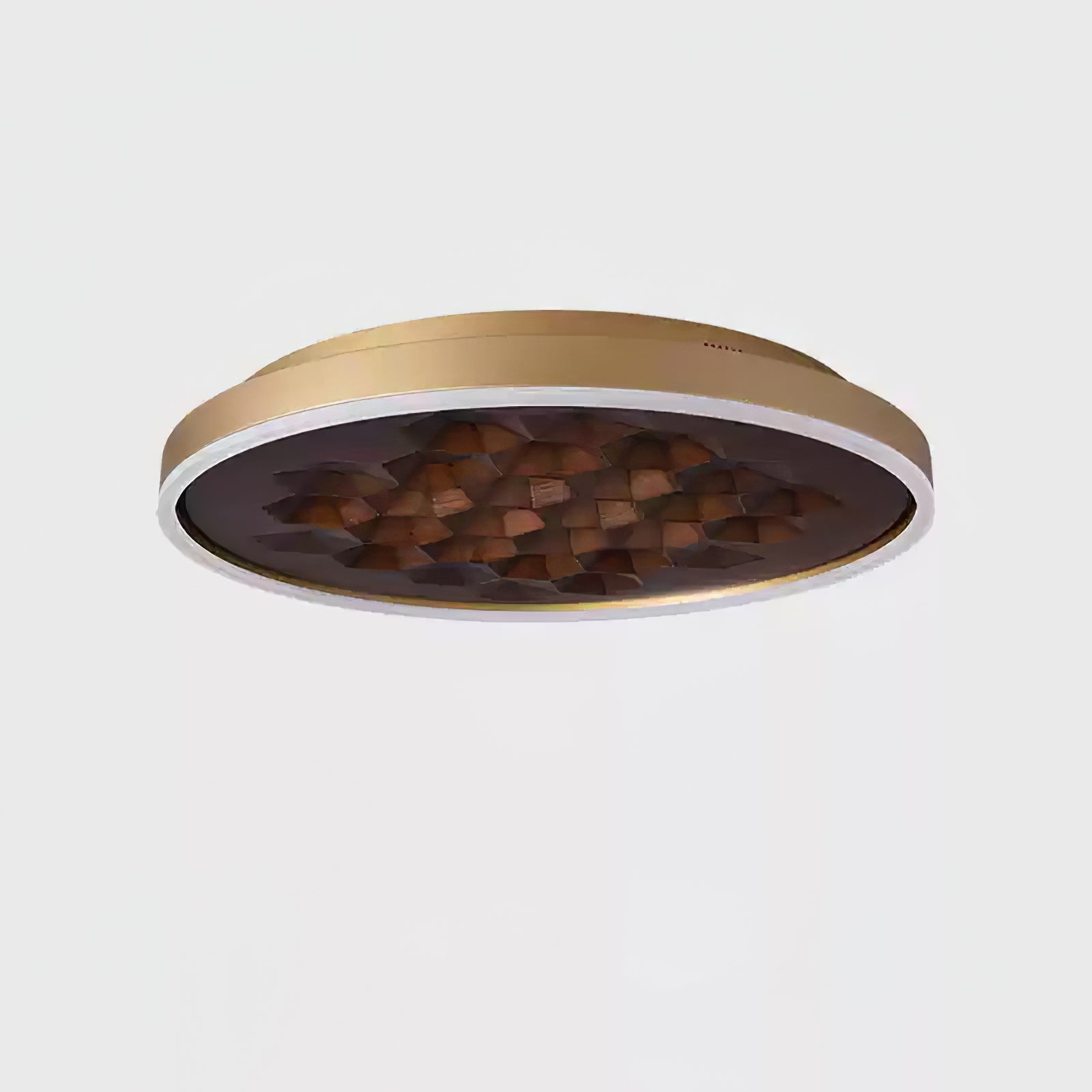 Cevynira Textured Bronze Flush Mount-Neutral Decor