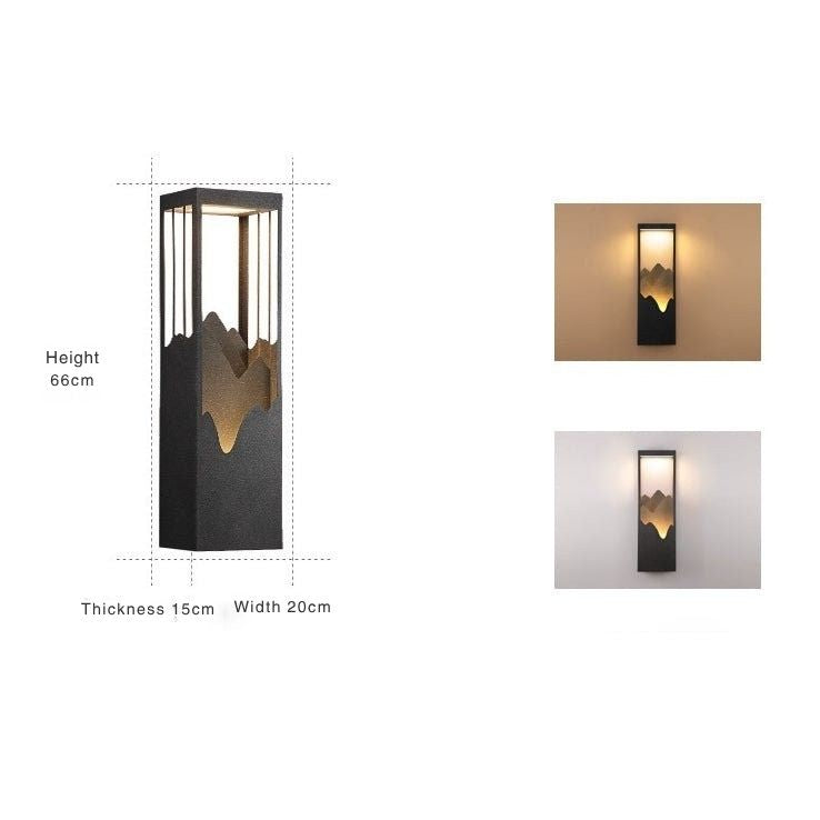 Selna Scenery LED Solar Stainless Outdoor Porch Lights
