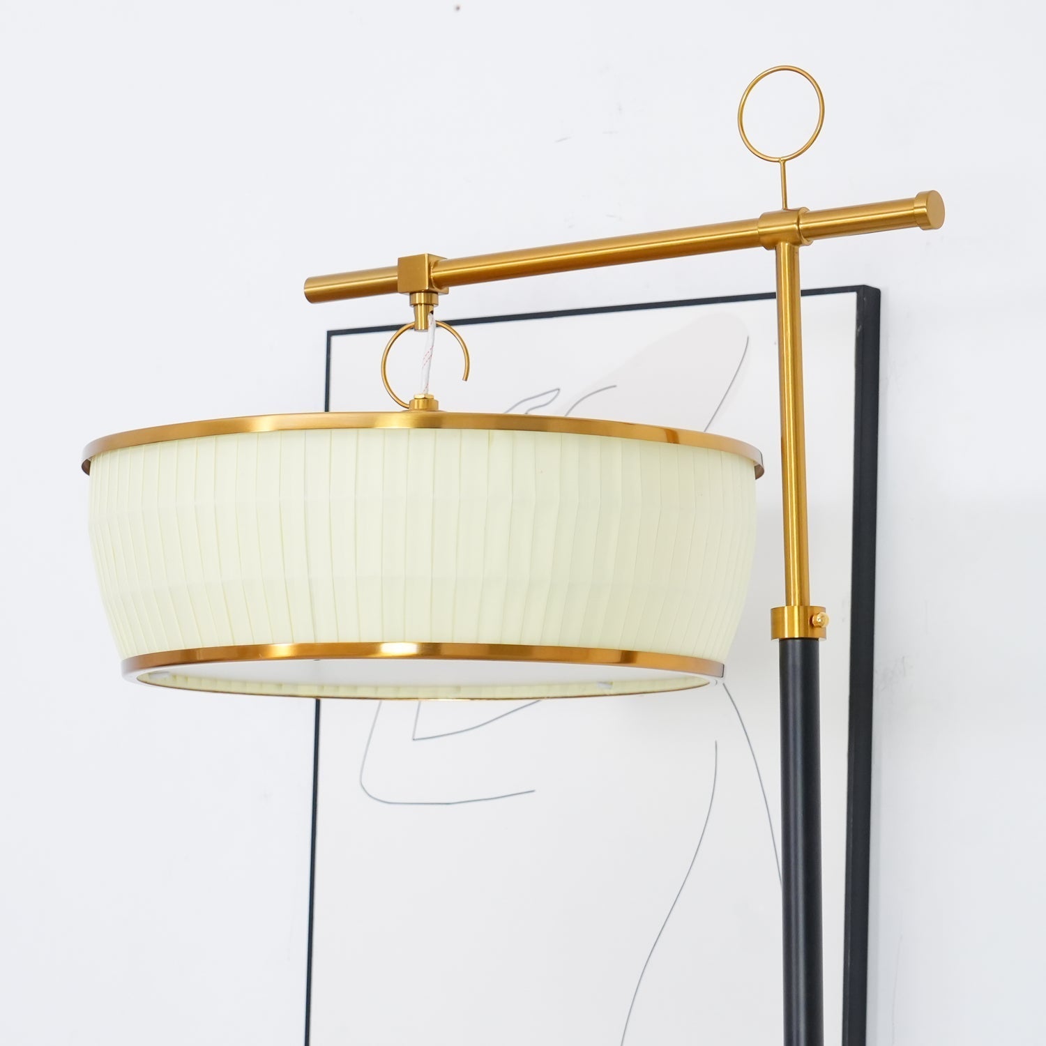 Socor Modern Fabric Floor Lamp-Neutral Decor
