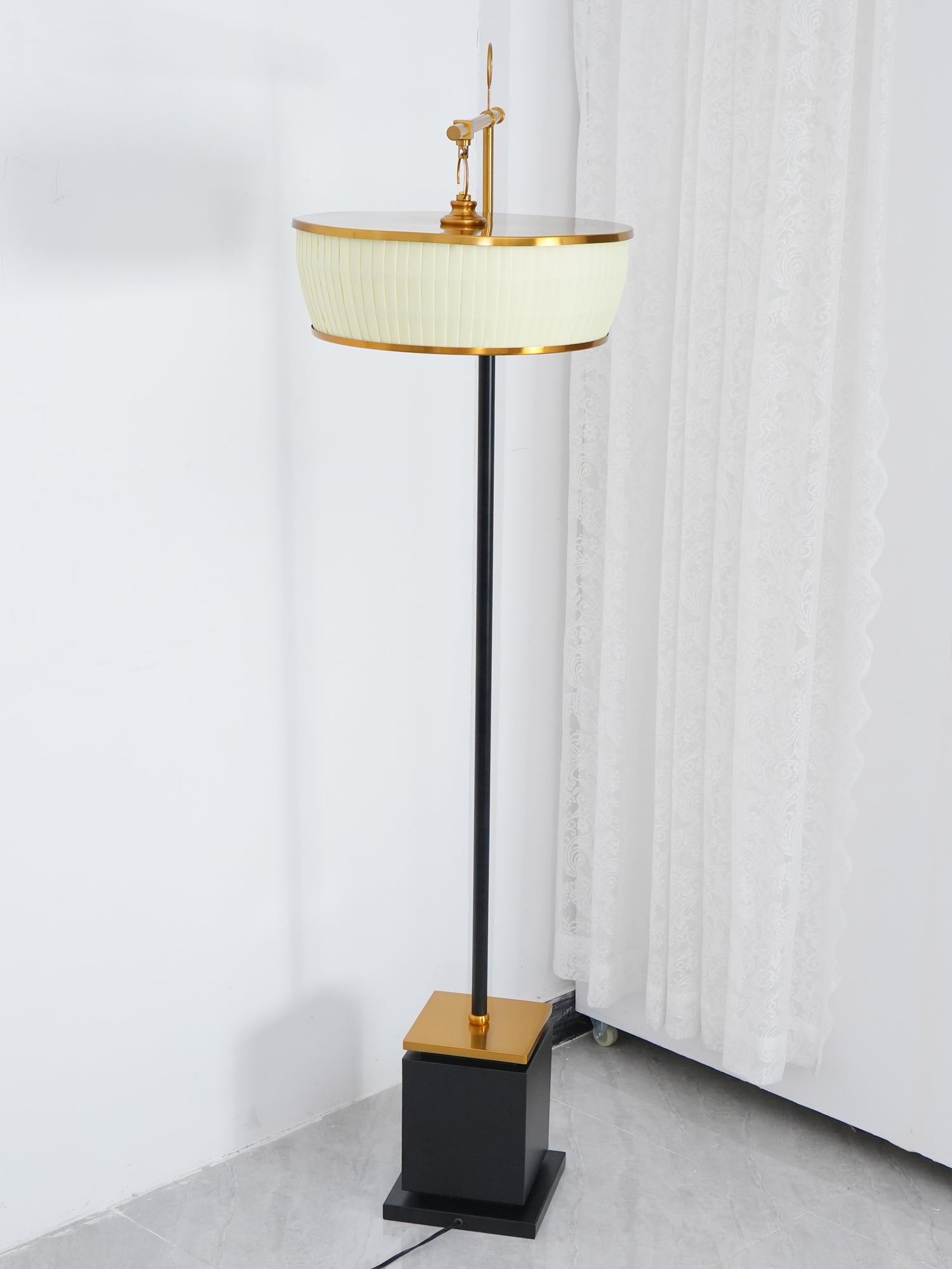 Socor Modern Fabric Floor Lamp-Neutral Decor