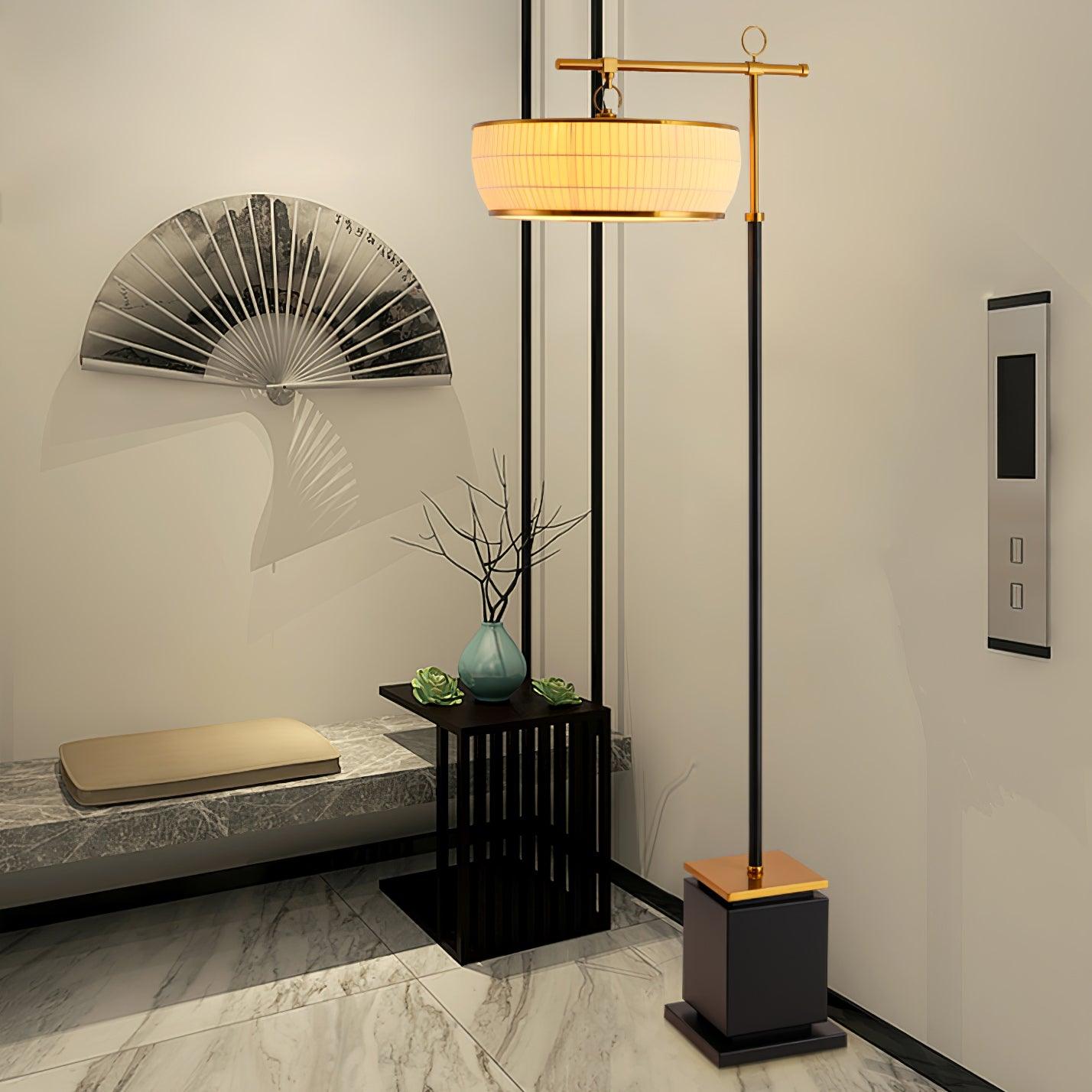 Socor Modern Fabric Floor Lamp-Neutral Decor