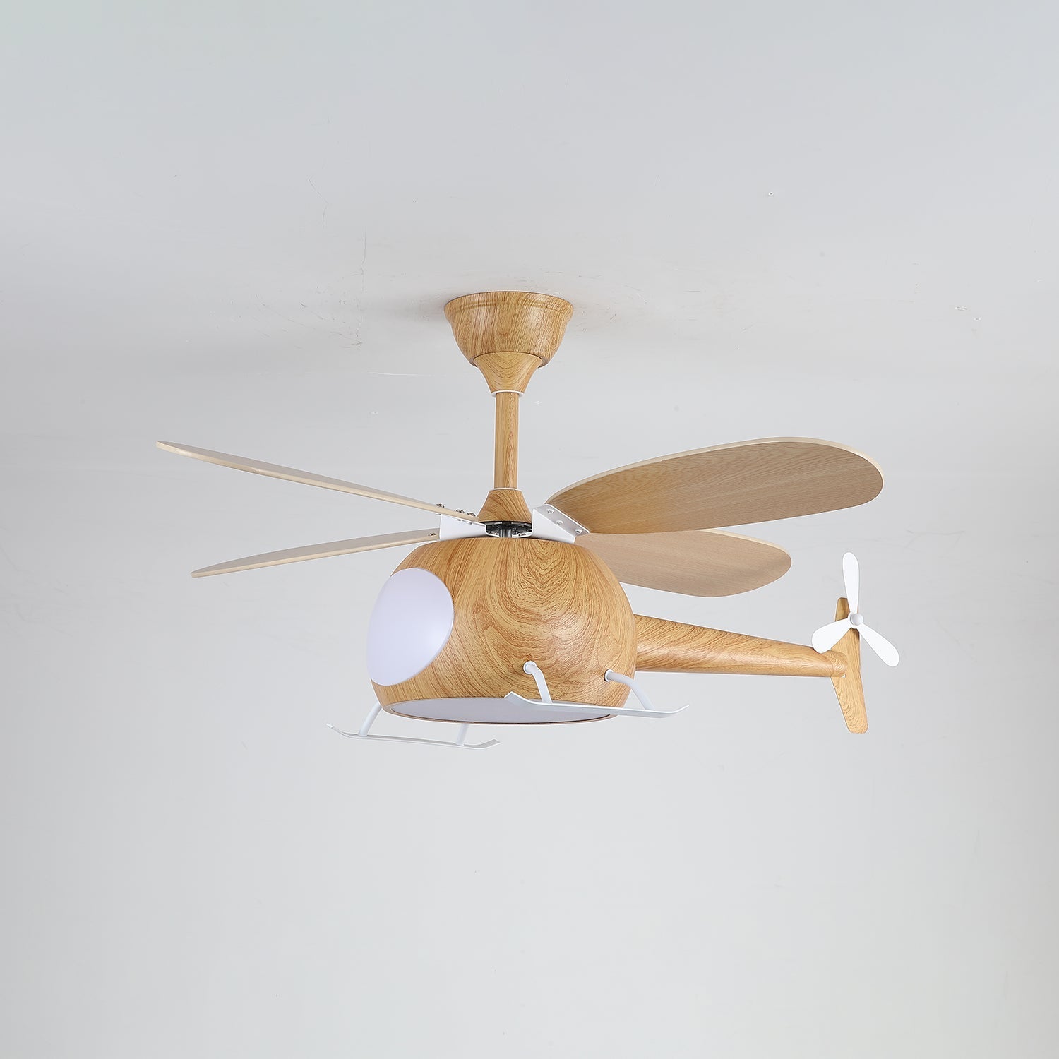 Aviara Modern Wood Ceiling Fan Light-Neutral Decor