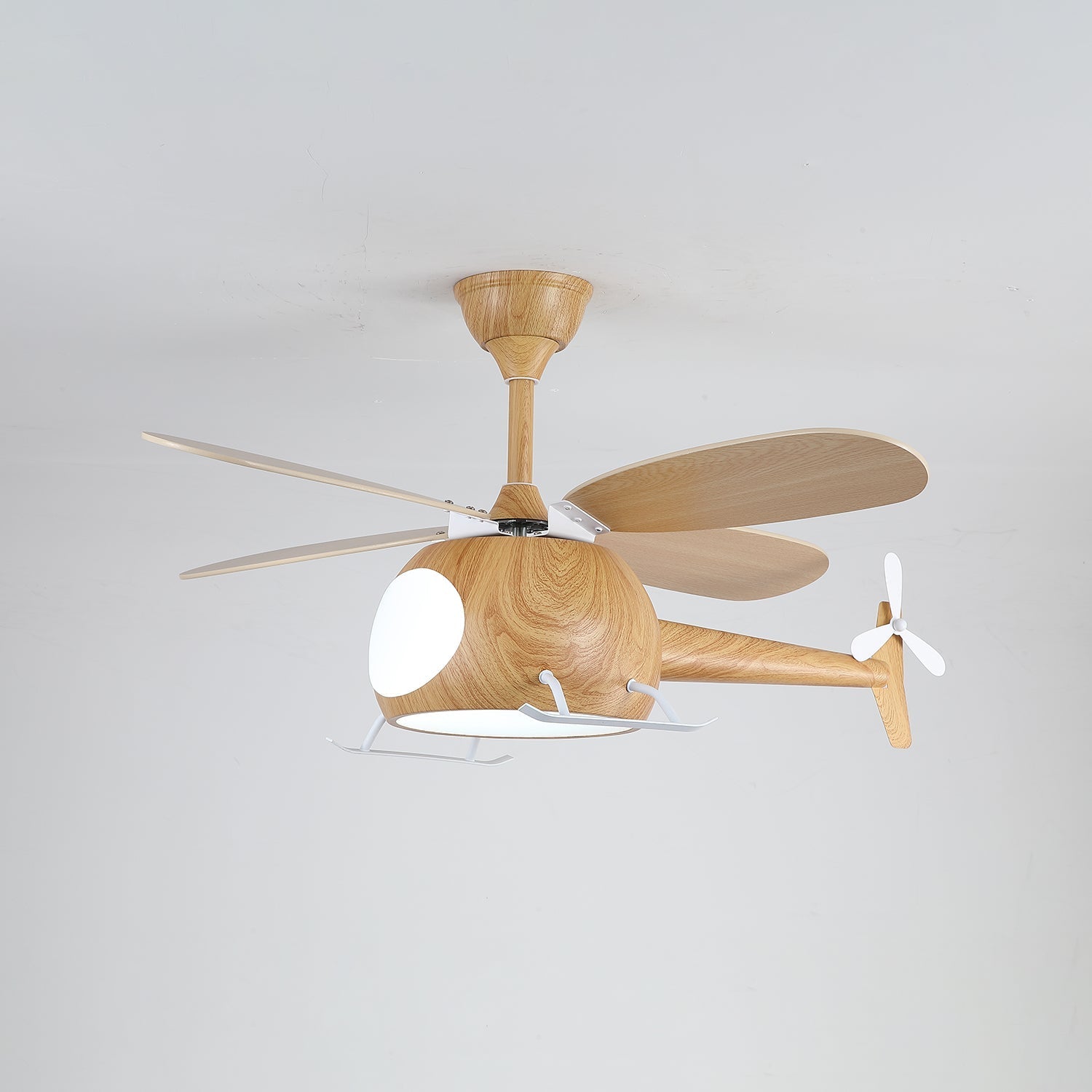 Aviara Modern Wood Ceiling Fan Light-Neutral Decor