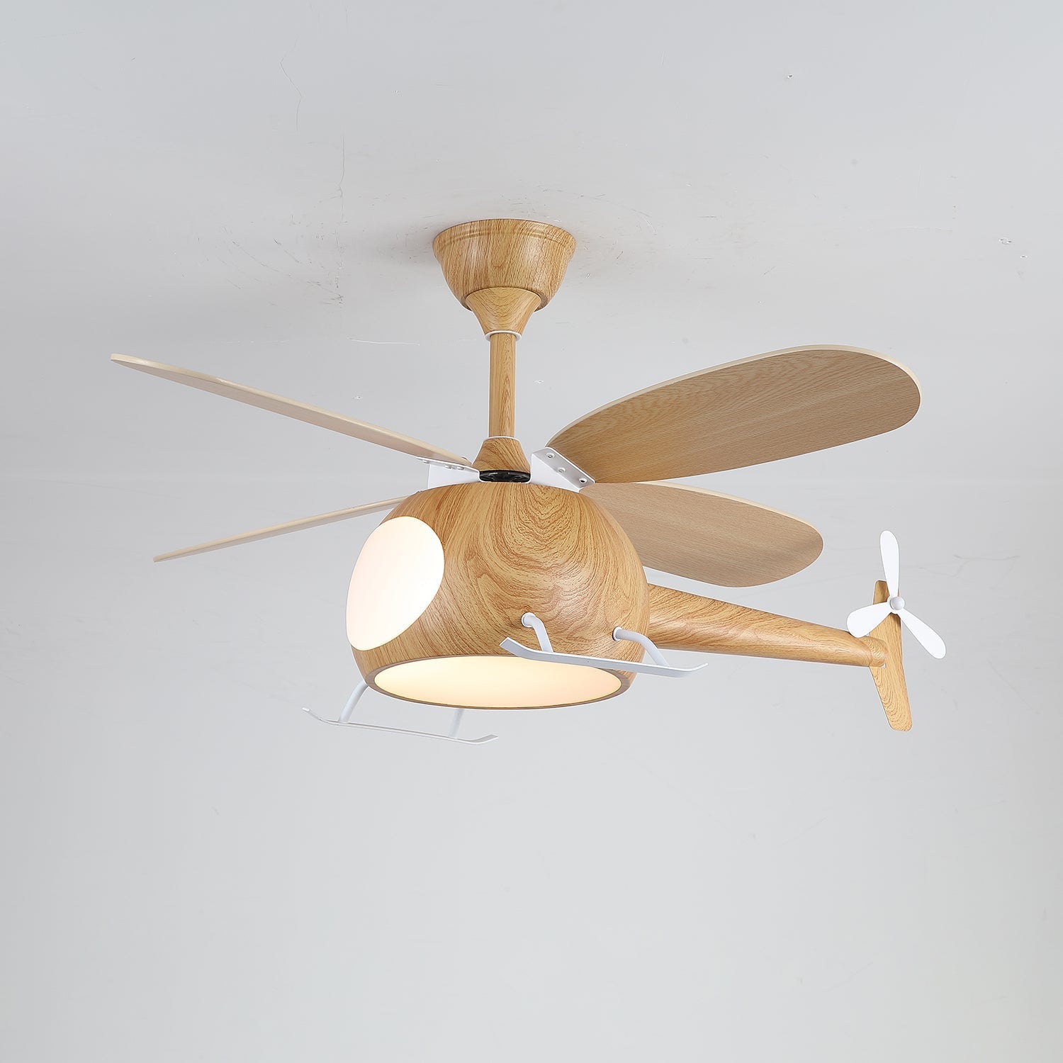 Aviara Modern Wood Ceiling Fan Light-Neutral Decor