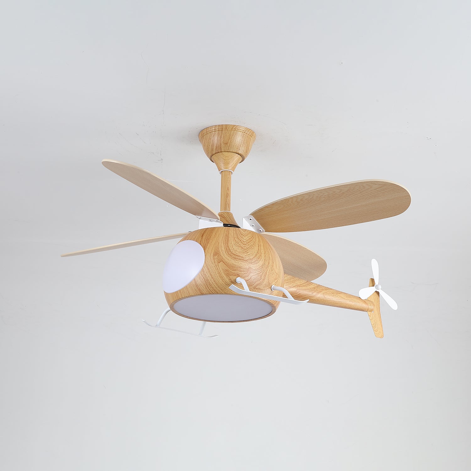 Aviara Modern Wood Ceiling Fan Light-Neutral Decor