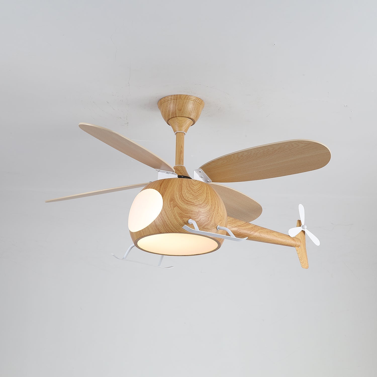 Aviara Modern Wood Ceiling Fan Light-Neutral Decor