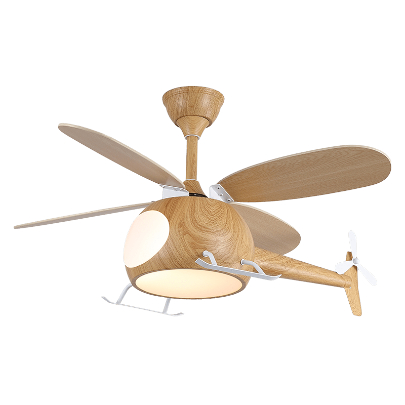 Aviara Modern Wood Ceiling Fan Light-Neutral Decor
