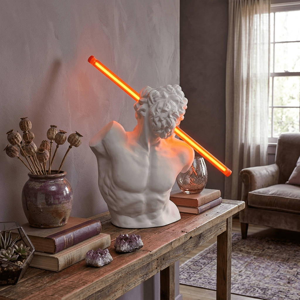 Helios Strike Sculpture Lamp-Neutral Decor