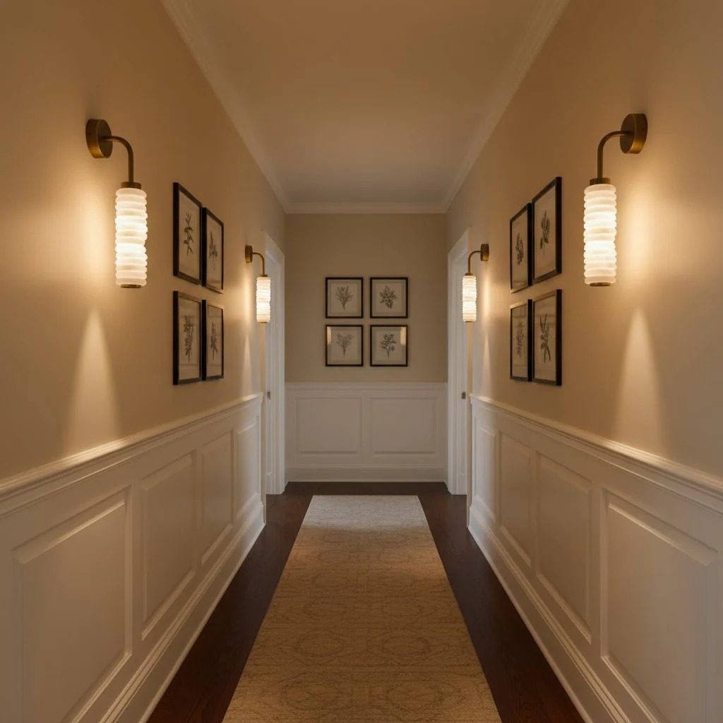 Helix Alabaster Wall Lamp-Neutral Decor