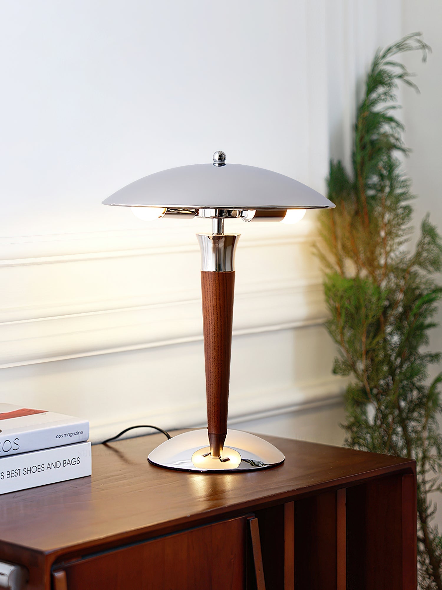 Orion Luxe Helmet Table Lamp-Neutral Decor