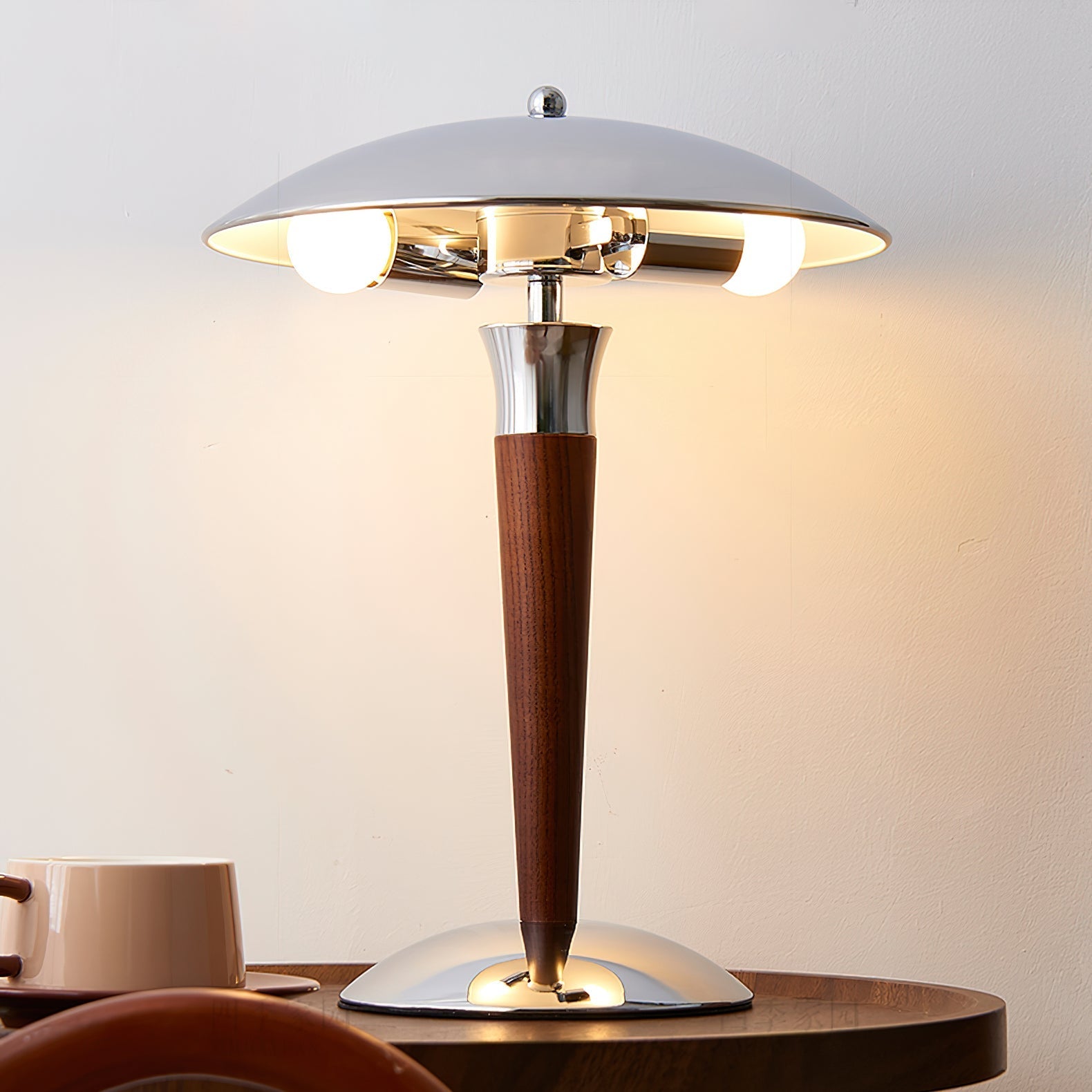 Orion Luxe Helmet Table Lamp-Neutral Decor