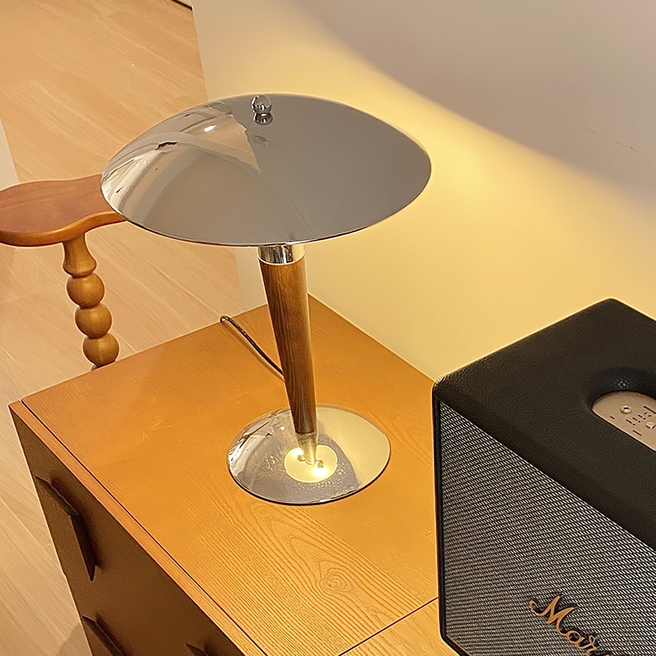 Orion Luxe Helmet Table Lamp-Neutral Decor