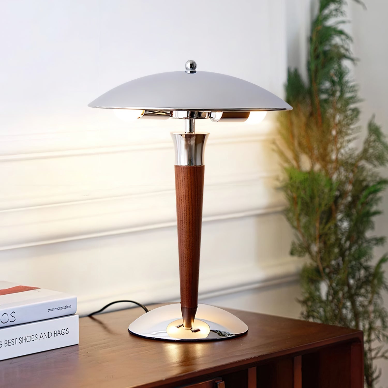 Orion Luxe Helmet Table Lamp-Neutral Decor