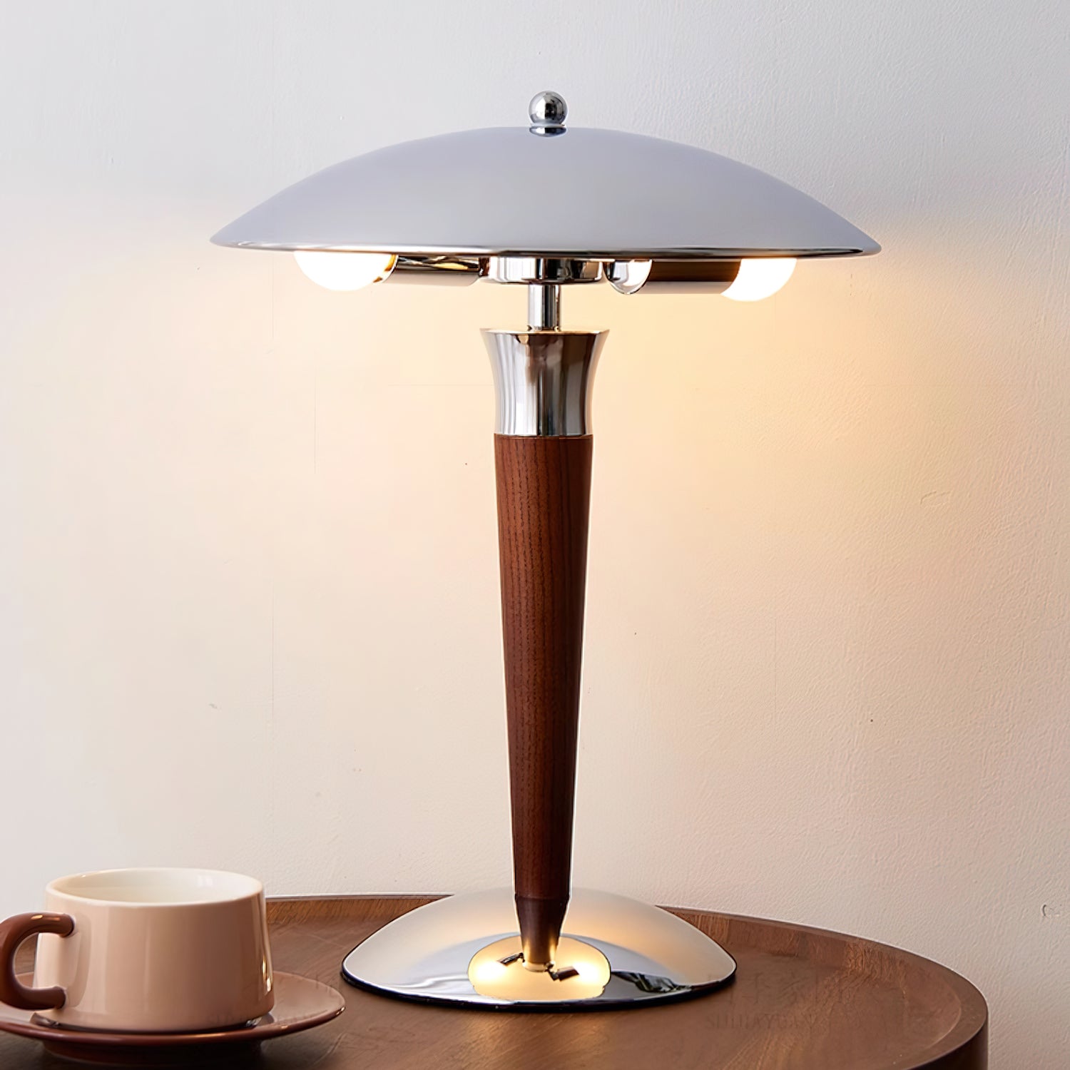 Orion Luxe Helmet Table Lamp-Neutral Decor