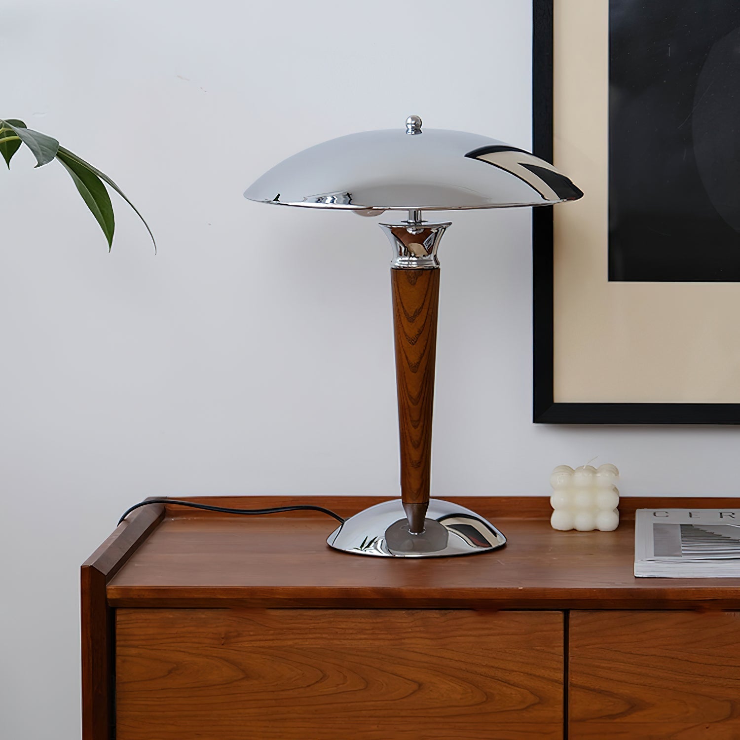 Orion Luxe Helmet Table Lamp-Neutral Decor