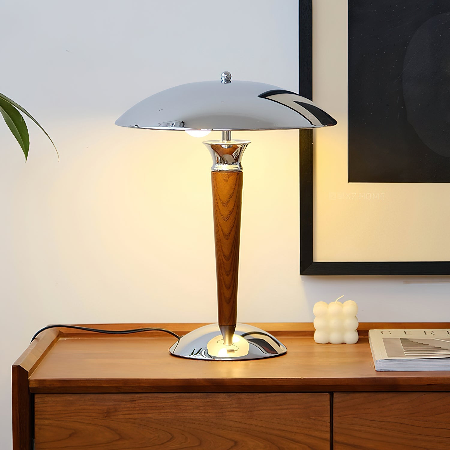 Orion Luxe Helmet Table Lamp-Neutral Decor
