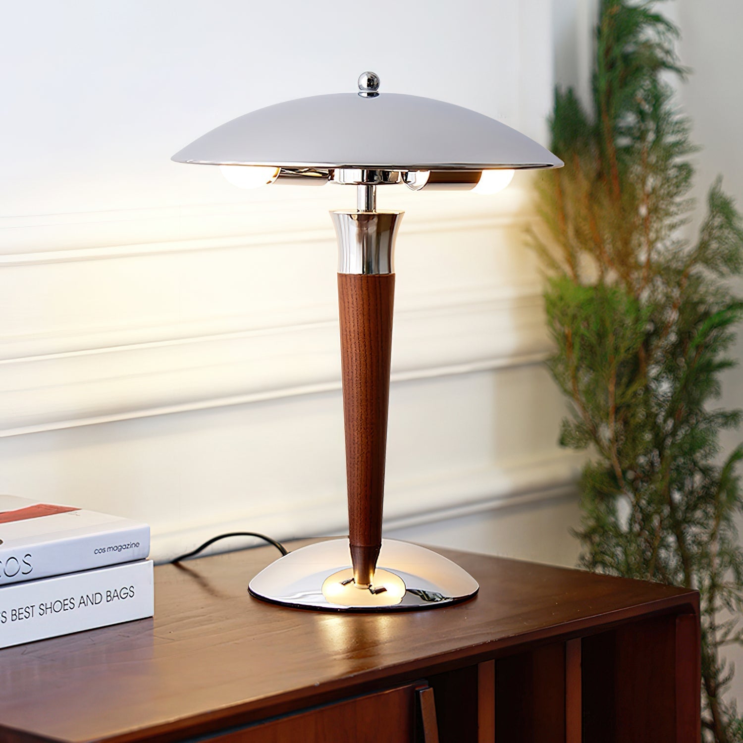 Orion Luxe Helmet Table Lamp-Neutral Decor