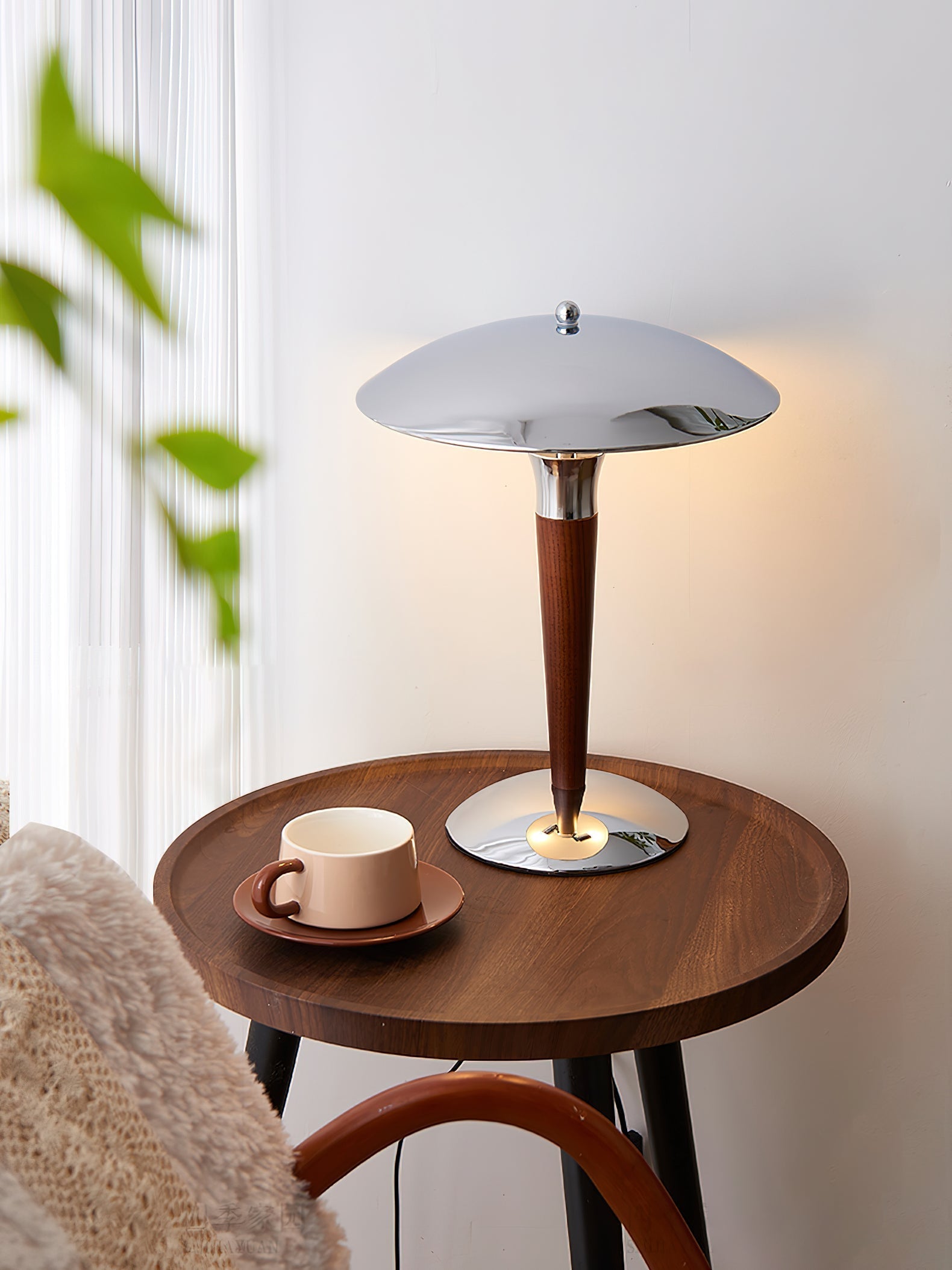Orion Luxe Helmet Table Lamp-Neutral Decor