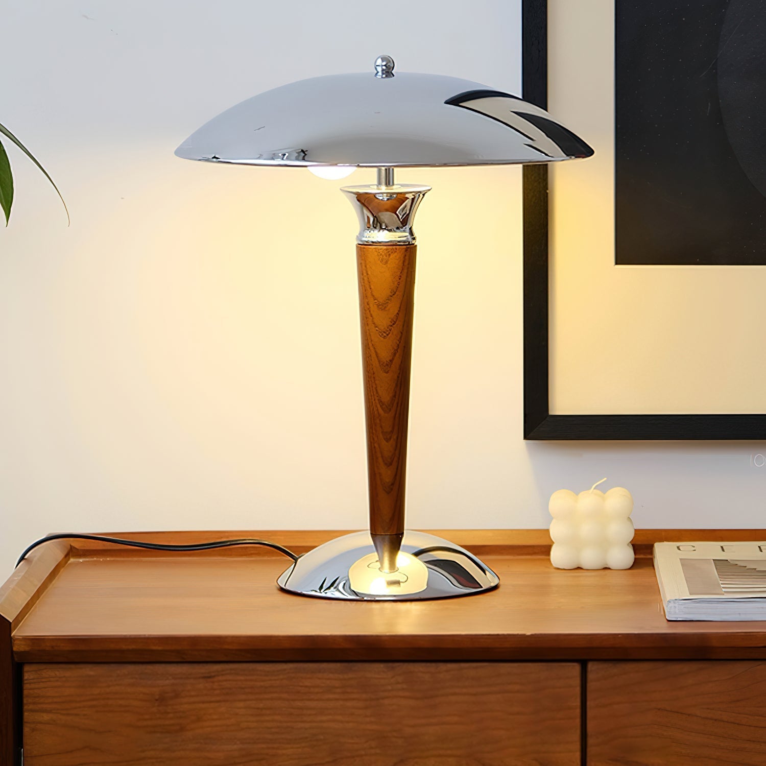Orion Luxe Helmet Table Lamp-Neutral Decor