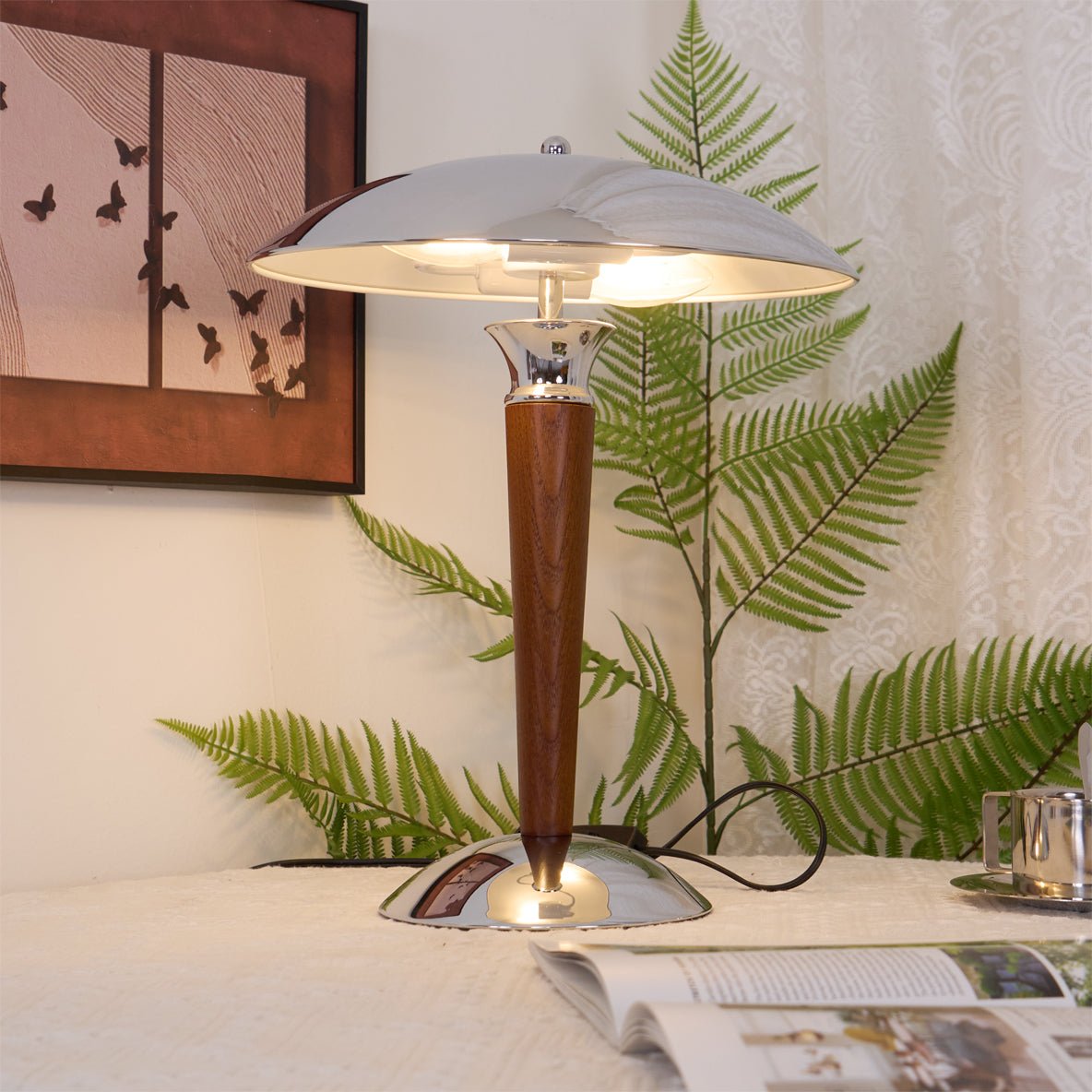 Orion Luxe Helmet Table Lamp-Neutral Decor