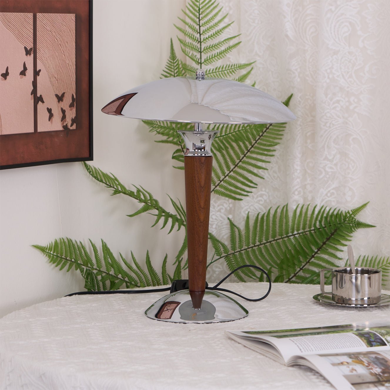 Orion Luxe Helmet Table Lamp-Neutral Decor