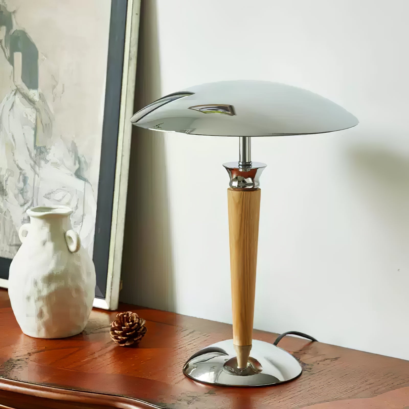 Orion Luxe Helmet Table Lamp-Neutral Decor