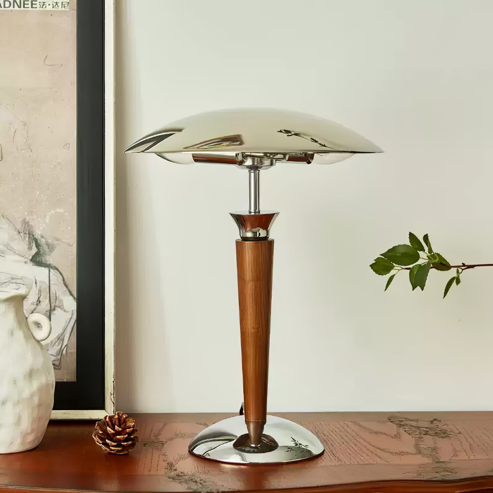 Orion Luxe Helmet Table Lamp-Neutral Decor