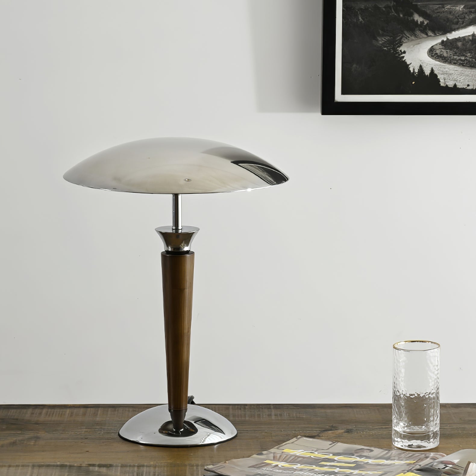Orion Luxe Helmet Table Lamp-Neutral Decor