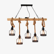 Arove Pendant Lamp Hemp Rope Industrial-Neutral Decor