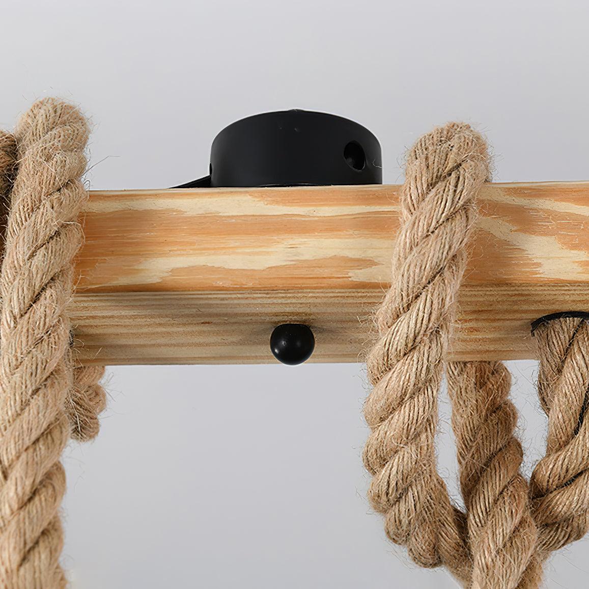 Arove Pendant Lamp Hemp Rope Industrial-Neutral Decor