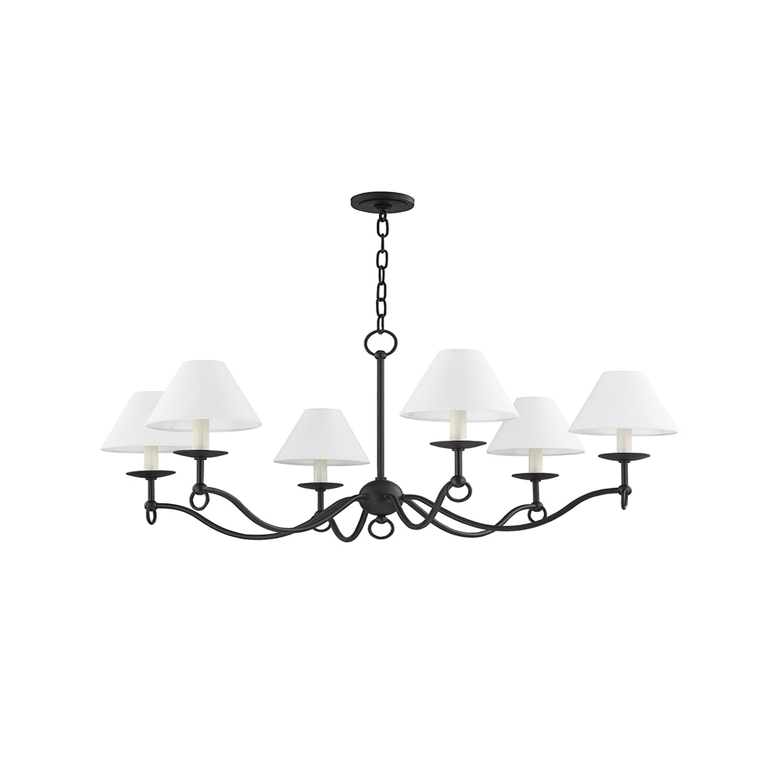 Aurora Chandelier Curved Arms Vintage-Neutral Decor